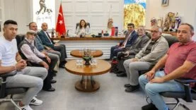 Başkan Köksal'a ziyaretler (2)