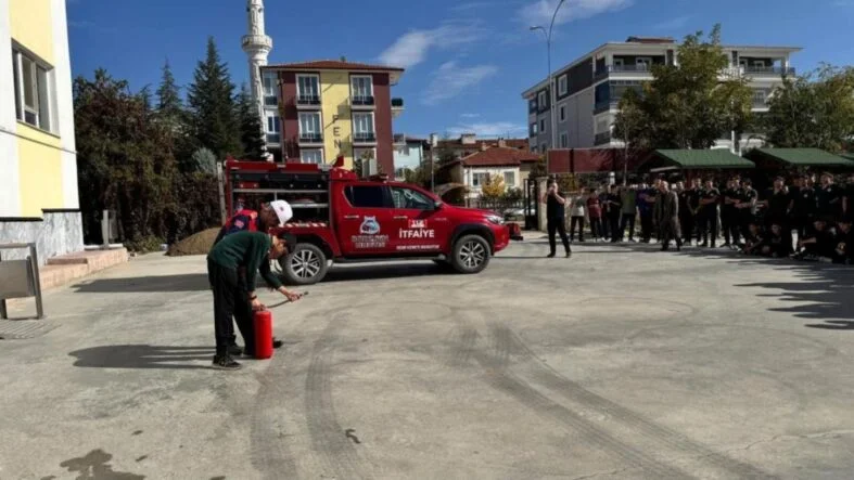 Bolvadin yangın tatbikatı