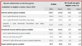 güven endeksi