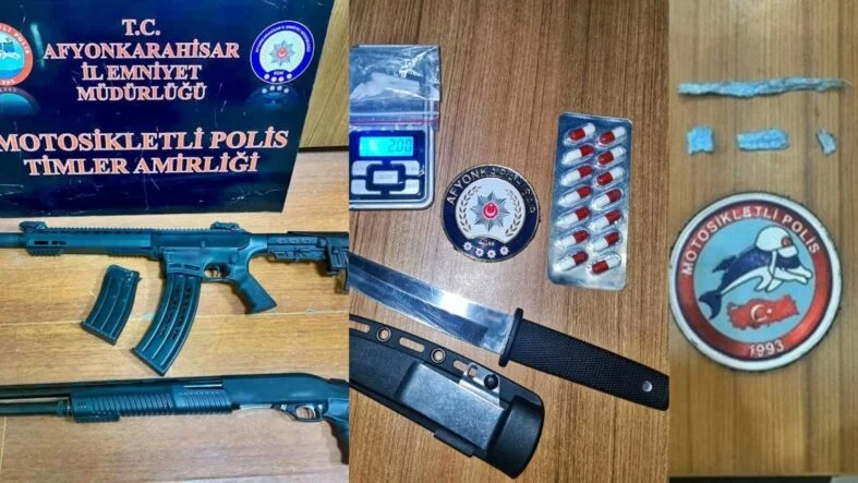 ruhsatsuz silah ve uyuşturucu maddeler