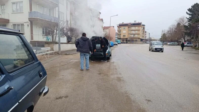 araç yangını