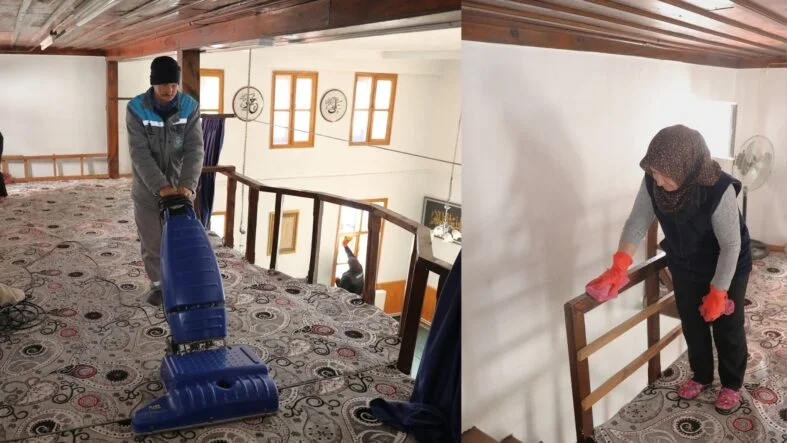 sandıklı camiler temizlendi