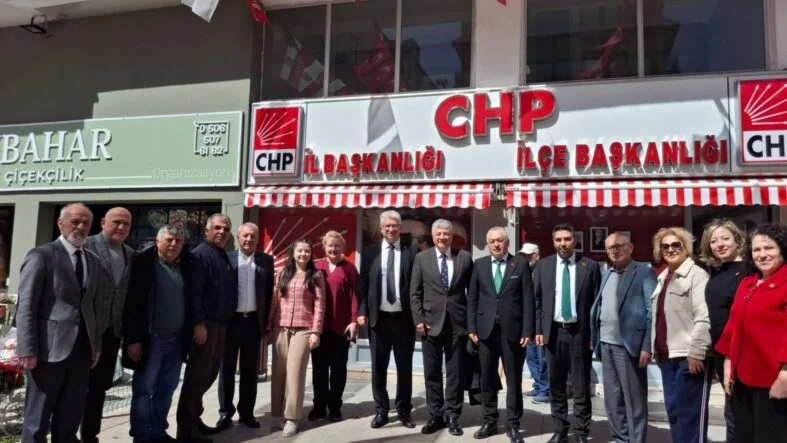 CHP İl Başkanlığı Balbay ziyaret