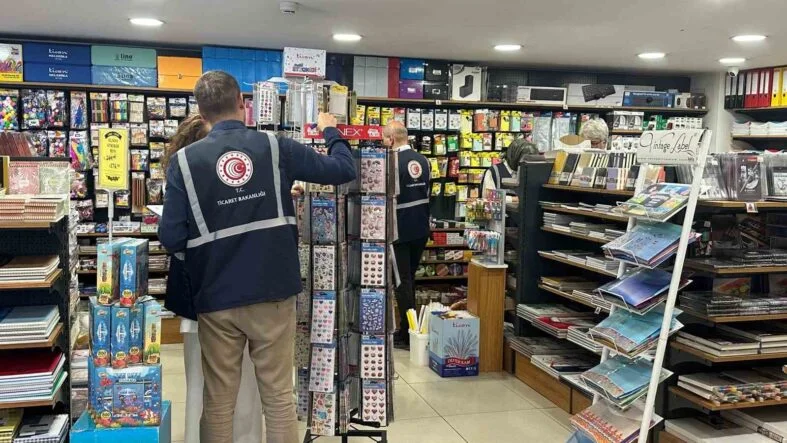 TİCARET BAKANLIĞINDAN YENİ EĞİTİM ÖĞRETİM YILI ÖNCESİ KIRTASİYE ÜRÜN DENETİMİ